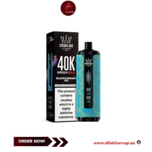 Al Fakher Crown Bar Mega Max 40000 Puffs Blackcurrant Ice