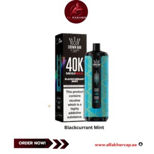 Al Fakher Crown Bar Mega Max 40000 Puffs Blackcurrant Mint