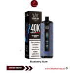 Al Fakher Crown Bar Mega Max 40000 Puffs Blueberry Gum