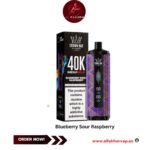 Al Fakher Crown Bar Mega Max 40000 Puffs Blueberry Sour Raspberry
