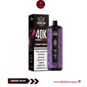 Al Fakher Crown Bar Mega Max 40000 Puffs Cherry Fiesta