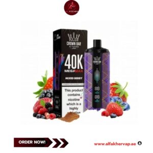 Al Fakher Crown Bar Mega Max 40000 Puffs MIXED BERRY