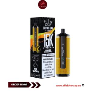 Al Fakher Crown Bar Mega Max 40000 Puffs Mango Pineapple