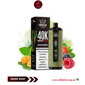 Al Fakher Crown Bar Mega Max 40000 Puffs Space Dream