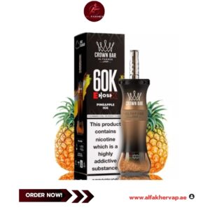 Al Fakher E-hose x Crown Bar 60000 Puffs Pineapple Ice