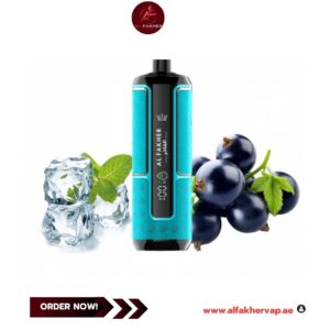 Al Fakher Crown Bar Hypermax 15000 Puffs Blackcurrant Ice