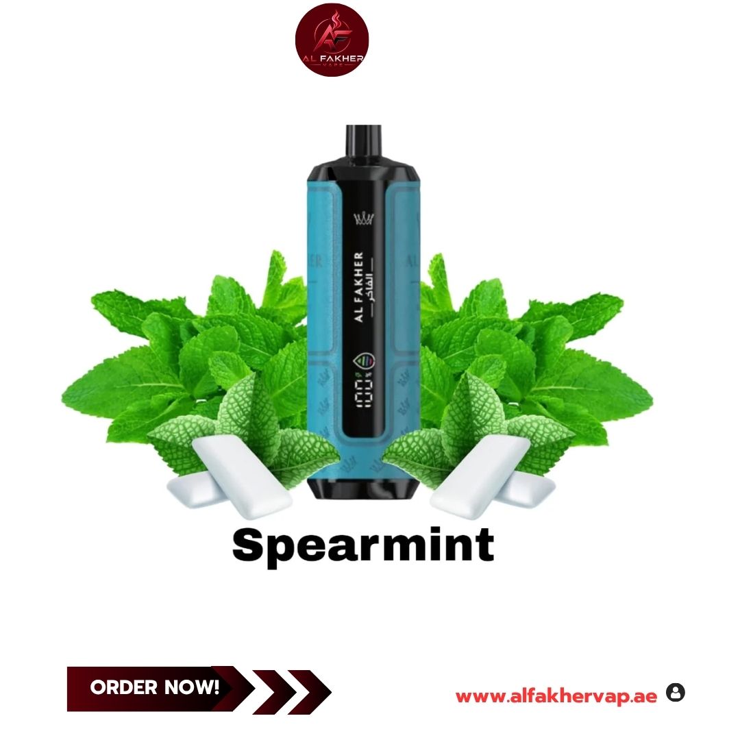Al Fakher Crown Bar Hypermax 15000 Puffs Spearmint