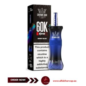 Al Fakher E-hose x Crown Bar 60000 Puffs Berry Blue