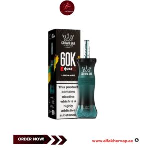 Al Fakher E-hose x Crown Bar 60000 Puffs Lemon Mint