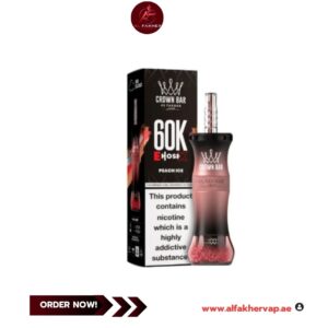 Al Fakher E-hose x Crown Bar 60000 Puffs Peach Ice
