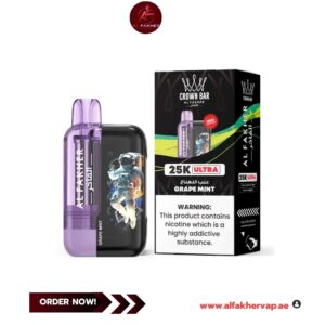 Al Fakher Ultra 25000 Puffs Grape Mint
