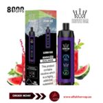 AL FAKHER Crown Bar Pro 8000 Puffs Lucid Ice
