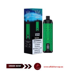 AL FAKHER Crown Bar Pro 8000 Puffs White Flash