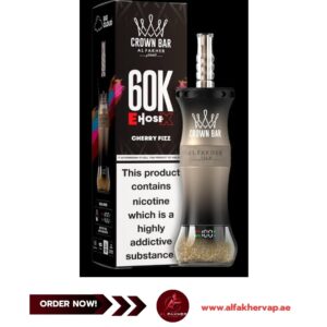 Al Fakher E-hose x Crown Bar 60000 Puffs Cherry Fizz