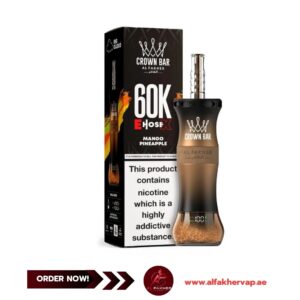 Al Fakher E-hose x Crown Bar 60000 Puffs Mango Pineapple in Dubai