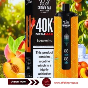 Al Fakher Crown Bar Mega Max 40000 Puffs Spearmint