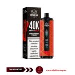 Al Fakher Crown Bar Mega Max 40000 Puffs Strawberry Punch Dubai