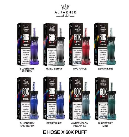Al Fakher E-Hose X Crown Bar 60000 Puffs