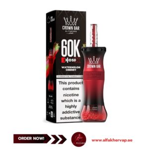 Al Fakher E-hose x Crown Bar 60000 Puffs Watermelon Cherry