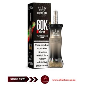 Al Fakher E-hose x Crown Bar 60000 Puffs Watermelon Lime