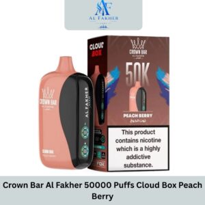 Al Fakher 50000 Puffs Cloud Box Peach Berry