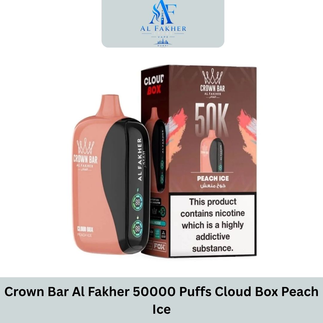 Al Fakher 50000 Puffs Cloud Box Peach Ice