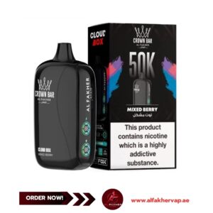 Crown Bar Al Fakher 50000 Puffs Cloud Box Mixed Berry