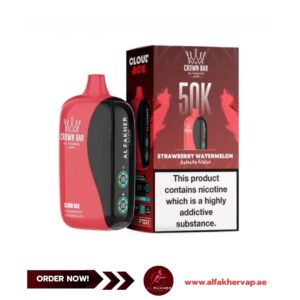 Crown Bar Al Fakher 50k Puffs Cloud Box Strawberry Watermelon